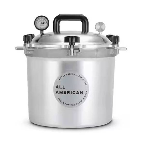 All American 921 Heavy Cast Aluminum Pressure Canner/Cooker – 21.5 Quart Capacity