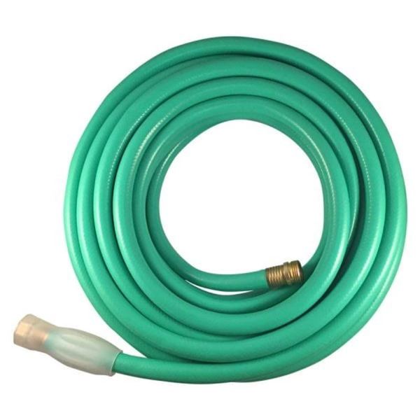 Flexon Pro Series Rubber 5/8 Inch 75 ft Commercial Hose with Brass End Fittings LOT OF 2