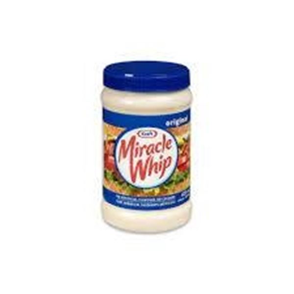 Kraft Miracle Whip 475 mL Jar – Lot of 10 Units