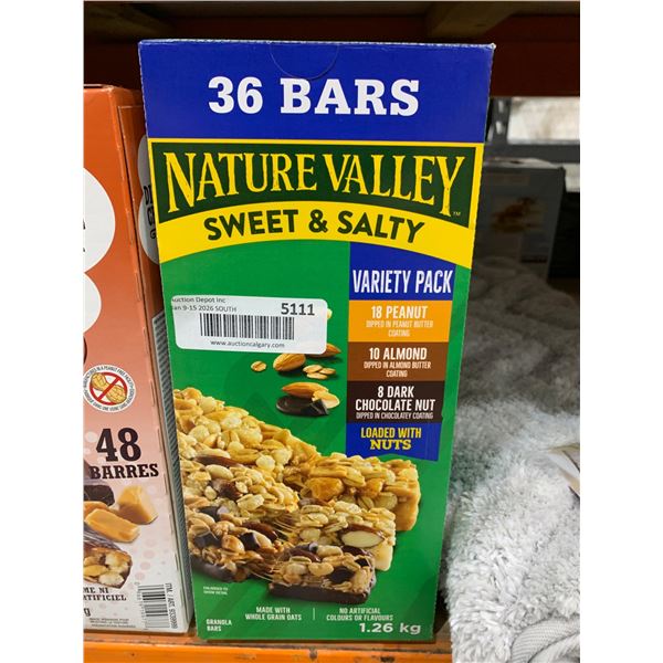 Nature Valley Sweet & Salty Granola Bars Variety Pack – 36 Bars
