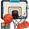 Image 1 : Basketball Hoop Sport Set with Adjustable Stand and Net