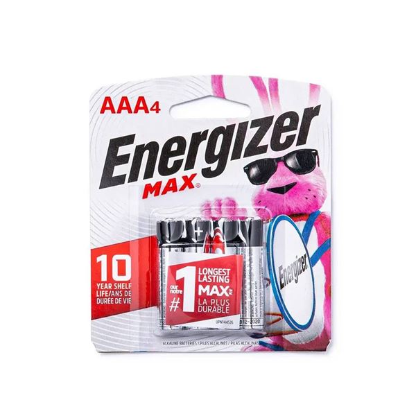 Energizer MAX AAA Alkaline Batteries – (4-Packs of 4 Batteries)