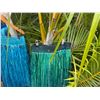 Image 6 : Qty 6 Blue and Green Metallic Artificial Grass Hula Skirts