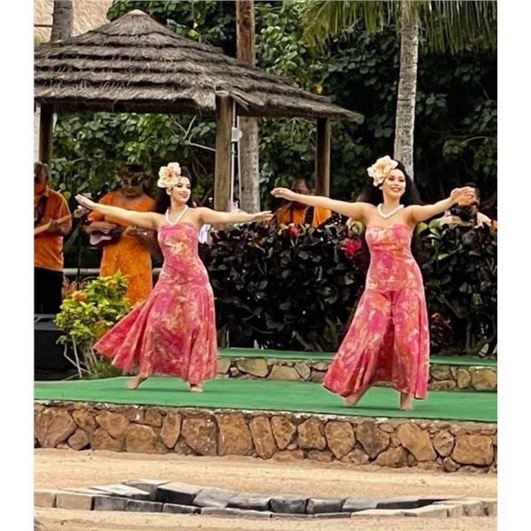 Qty Approx. 9 Floral Strapless Aloha Dresses