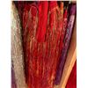 Image 6 : Qty 11 Metallic Fringe Artificial Hula Dance Skirts, Misc Colors