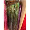 Image 8 : Qty 11 Metallic Fringe Artificial Hula Dance Skirts, Misc Colors