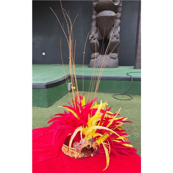 Traditional Polynesian Feather Headdress