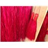 Image 10 : Red Artificial Fringe Dance Skirt w/ Hip Hei Band, Headdress, Uli Uli, Gourd & Tassels