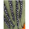 Image 3 : Qty 5 Black Kukui Nut Lei w/ 10 Matching Bracelets
