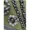 Image 4 : Qty 5 Black Kukui Nut Lei w/ 10 Matching Bracelets