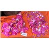 Image 2 : Qty 10 Pink & White Floral Costume Pieces: Tops & Armband Accents