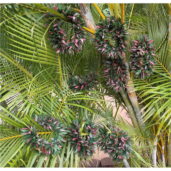 Qty 8 Artificial Leaf Haku Lei