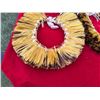 Image 2 : Qty 3 Yellow & Black Straw Collar Neckpieces