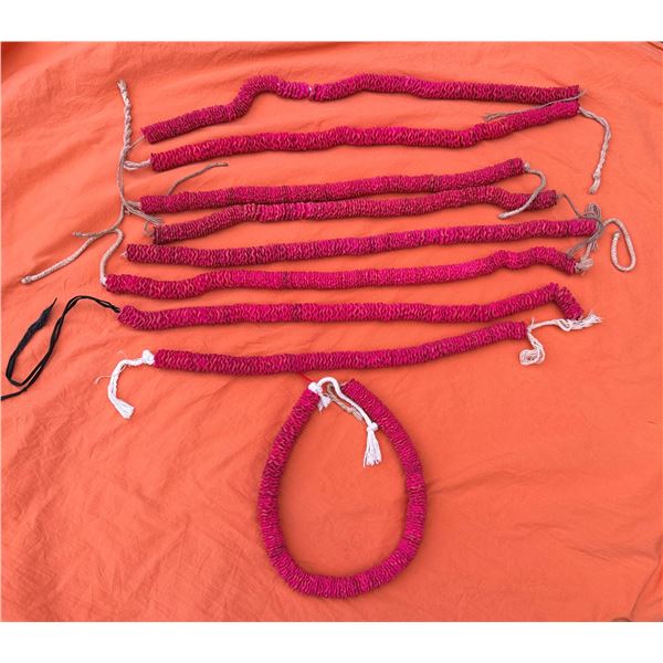 Qty 9 Pink Lei Necklaces