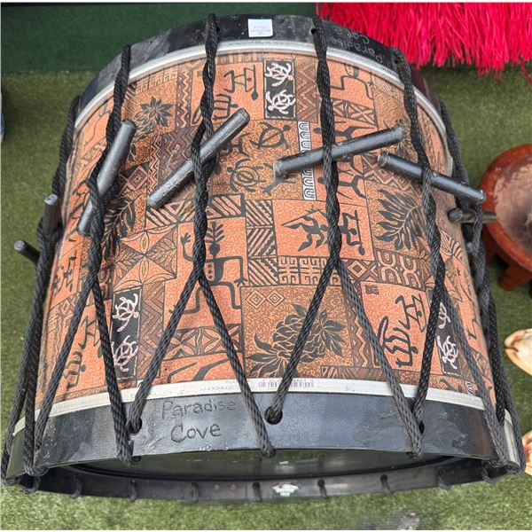 Paradise Cove Drum w/ Evans Emad Onyx  Bass Drum Head 23" Dia