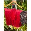 Image 5 : Red Artificial Fringe Dance Skirt w/ Hip Hei Band & Tassels