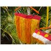 Image 4 : Red & Yellow Artificial Fringe Dance Skirt w/ Hip Hei Band