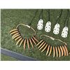 Image 5 : Qty 3 Artificial Tooth Necklaces & 6 Hei Tiki  Pendants