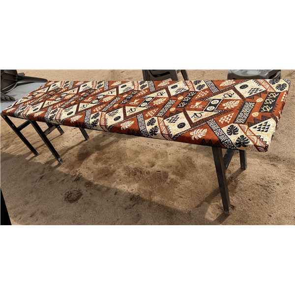 Rectangular Table w/ Tapa Tablecloth 96" x 24"