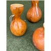 Image 4 : Qty 4 Ipu Gourd Percussion Instruments, Misc Sizes