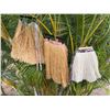 Image 1 : Qty 2 Yellow & 1 White Artificial Fringe Dance Skirts