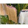 Image 3 : Qty 2 Yellow & 1 White Artificial Fringe Dance Skirts