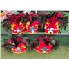 Image 1 : Qty 5 Traditional Polynesian Feather Headdresses