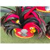 Image 9 : Qty 5 Traditional Polynesian Feather Headdresses