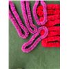 Image 2 : Qty 8 Red & Purple Lei