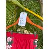 Image 4 : Qty 13 Red Floral Shorts: 3 Small / 4 Med / 5 Large / 1 XL