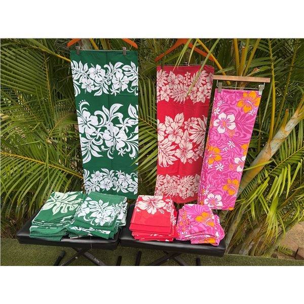 Multiple Floral Pareos, Misc Colors