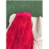 Image 2 : Red Artificial Fringe Hula Dance Skirt