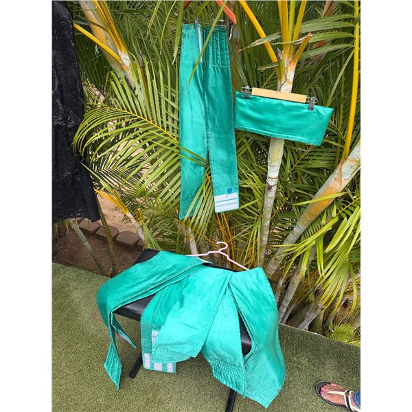 Qty Approx. 5 Green Pants w/ Ankle Velcro