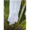 Image 4 : Sleeveless White Floral Dress, Tank w/ Skirt & Vest