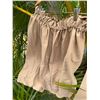 Image 9 : Qty 7 Tan Pants, 11 Ruffled Strapless Tops w/ Skirts, etc