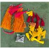 Image 1 : Multiple Colored Hand Tassels & Bag Kukui Nuts