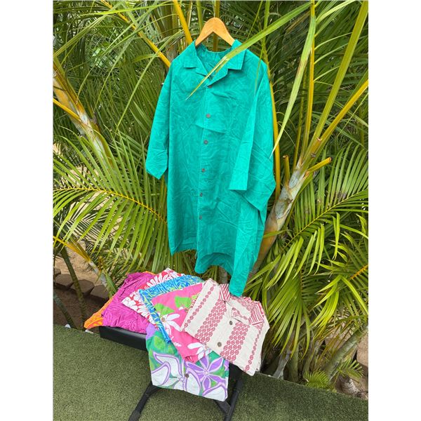 Multiple Aloha Shirts, Misc Colors, Size 5XL