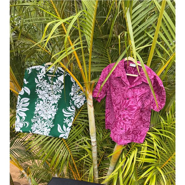 Qty 2 NEW High Noon Aloha Shirts, Misc Colors, Size 3X