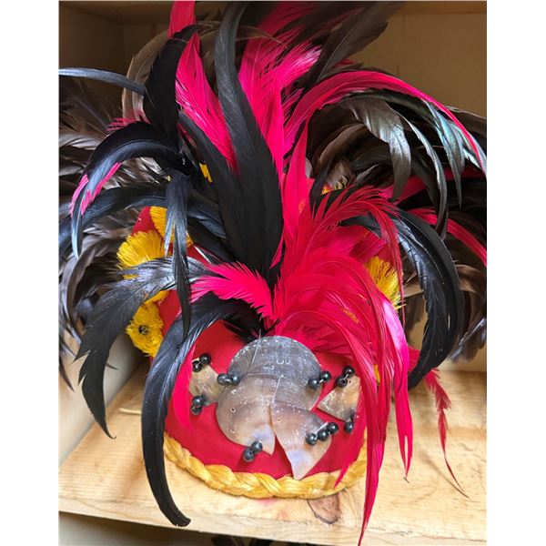 Traditional Polynesian Feather Headdress
