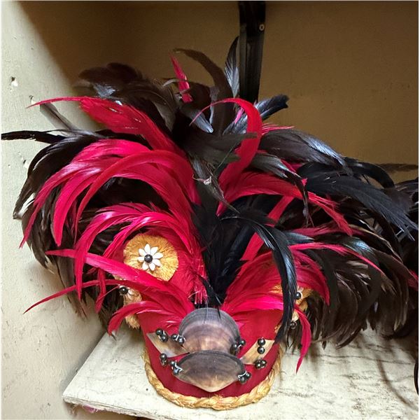 Traditional Polynesian Feather Headdress