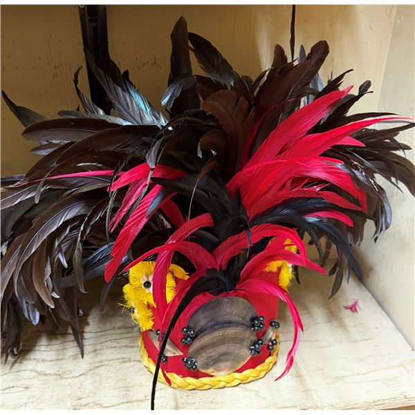 Traditional Polynesian Feather Headdress