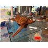 Image 2 : Contents of Display: Wooden Turtle, Shells, Helmets, Tikis, Bowls, etc (rack not included)