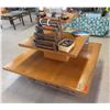 Image 1 : Wooden 3-Tier Display Table 33" to 49" (contents not included)