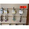 Image 2 : Multiple Island Reflections Hawaii Key Chains, Misc Letters & Designs (rack not included)