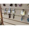 Image 7 : Multiple Island Reflections Hawaii Key Chains, Misc Letters & Designs (rack not included)
