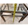 Image 9 : Qty 2 Side Tables w/ Clear Tops 29" x 22" x 22"H