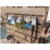 Image 14 : Display Rack & Contents: Charming Shark Necklaces, Bead Bracelets, String Necklaces w/ Pendants, etc