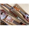 Image 11 : Qty 9 Kala Hawaii Soprano Ukuleles, Grass Skirts w/ Coconut Bras, Misc Instruments, etc