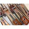 Image 13 : Qty 9 Kala Hawaii Soprano Ukuleles, Grass Skirts w/ Coconut Bras, Misc Instruments, etc