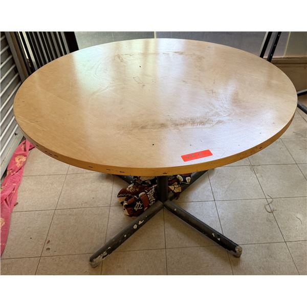 Round Wooden Table 42" Dia, 30"H